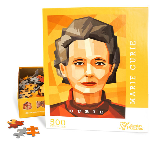 Marie Curie - Rompecabezas De Química Ideal Como Regalo De.