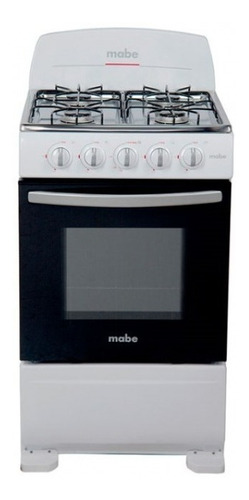 Imagen 2 de 5 de Cocina A Gas Mabe 51 Cm 4 Quemadores Blanco -- Nueva --