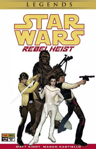 Star Wars Legends Rebel Heist Panini (español)