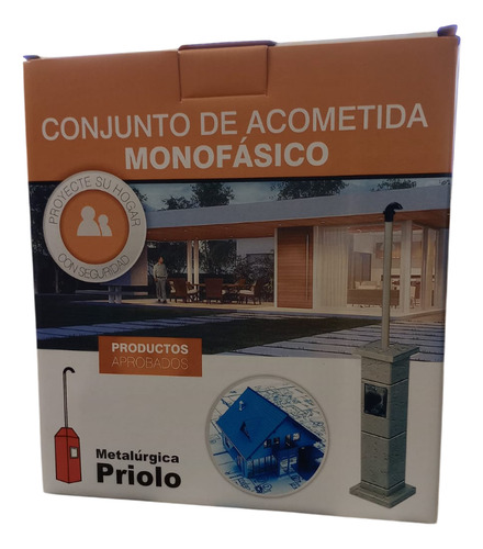 Kit De Bajada De Luz Pilar/acometida Monofásico