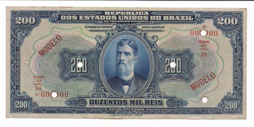 Rc0463 R152am 200 Mil Réis Modelo 1924
