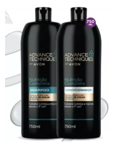 Shampoo E Condicionador 700ml Avon Nutrição Com Óleo Argan