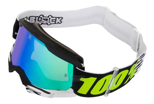 Gafas 100% Acuri 2 UTV/ATV Kenblock con espejo para motocross