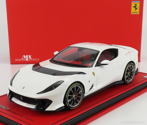Ferrari 812 Competizione Branca 1/18 Mr Miniatura
