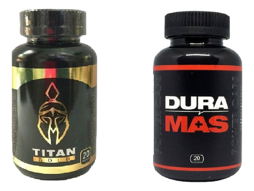 Pack X2 Titan  Caps Gold   + Caps Dura Mas