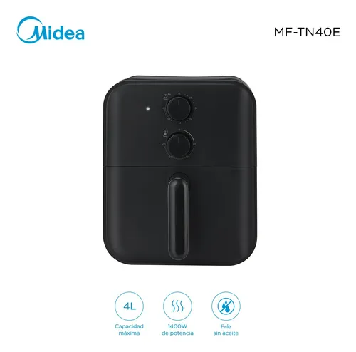Freidora Midea Mf-tn40e Ls Home Negro