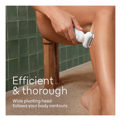 Braun Silk-épil 9 Epilator, Pivoting Head, Wet And Dry, I...