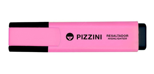 Marcador Resaltador Pizzini Chato 1280 Fluo Rosa X10u.