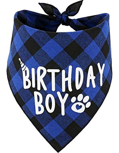 Jpb Perro Cumpleaños Niño Bandana