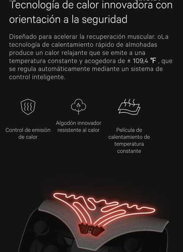Imagen 7 de 10 de Masajeador Eléctrico D Espalda Cuello Cintura 3 Vel P Silla