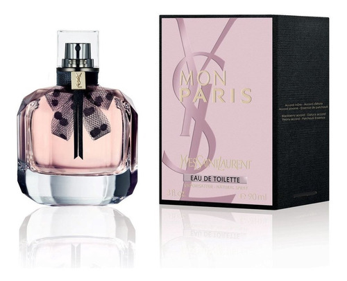 Perfume Mon Paris De Yves Saint Laurent Eau De Toilette 90ml