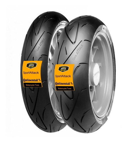 Llanta 120/70zr-17 Vs 180/55 Zr 17 Conti Sport Attack 73w Tl