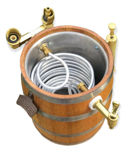 Chopera De Cerveza Barril Dispensador Tonel 2 Botellas Fria