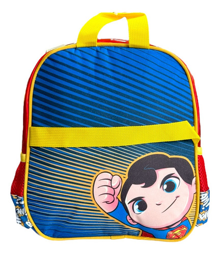 Lonchera Escolar Térmica Ajustable Reforzada Infantil 3d Rojo Batman 3d
