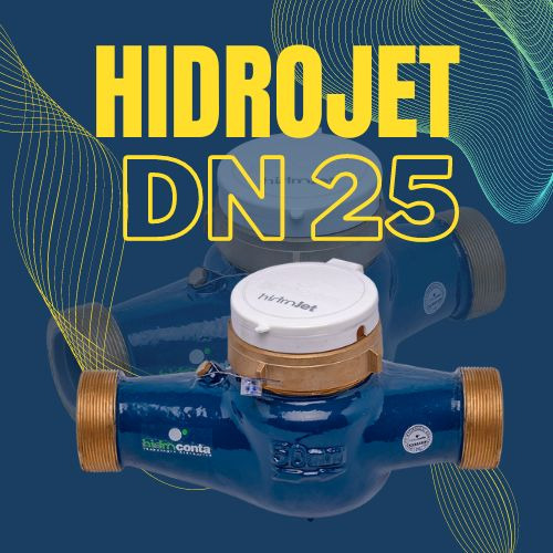 Relógio D'água Contador De Vazão Dn25 - 1pol - Hidrojet