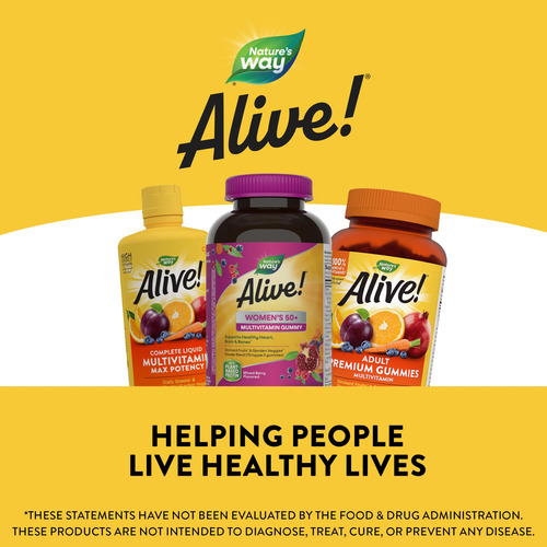 Multivitamínico Nature's Way Alive! Gomas Femininas Com Mais