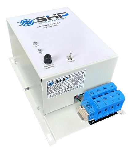 Excitatriz Estática Avr Para Gerador Com Escovas Até 450 Kva