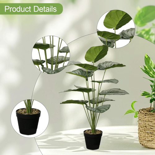Plantas Artificiales Bonsái Verde Maceta Bonsái