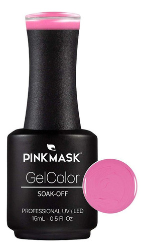 Esmalte Para Uña En Gel Semipermanente Pink Mask Rosado