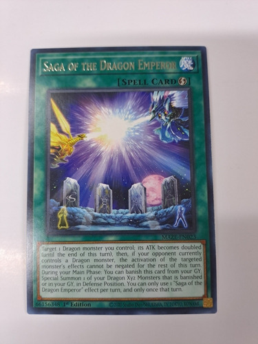 Saga Of The Dragon Emperor Maze-en023 Rare Yugioh