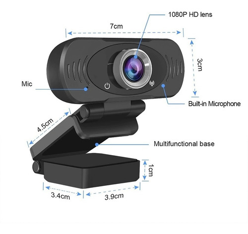 Imagen 3 de 7 de Camara Webcam Imilab Full Hd 1080p C/ Tripode Y Mic Cuota -*