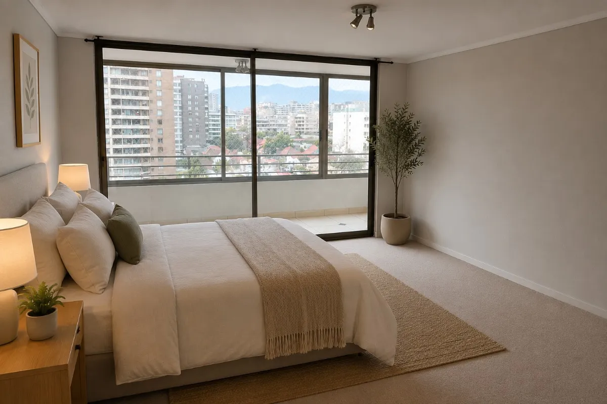 Imagen 4 de 20 de Gran Terraza | Amplio Living | Metro Chile España
