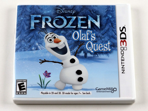 Disney Frozen Olafs Quest Original Nintendo 3ds