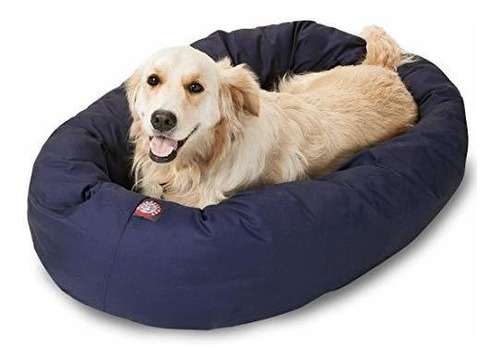 40 Pulgadas De Perro Azul Bagel Bed Por Majestic Pet Product