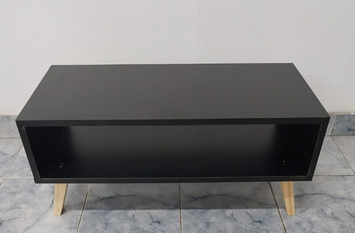 Mesa Ratona Escandinava 80x40x40 Negro