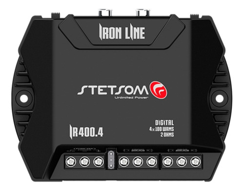 Módulo De Potência Stetsom Ir 400.4 2 Ohms 400w 4 Canais