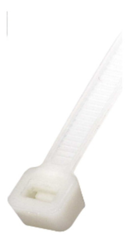 2 Paquetes De Cincho Plastico Blanco 4.8 X 450mm