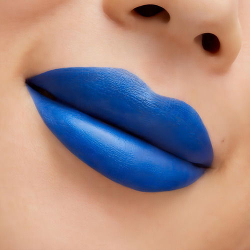 Labial Mac Viva Glam By Keith Haring 3g Color Canal Blue