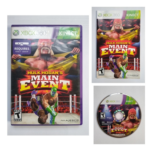 Hulk Hogan's Main Event Xbox 360 Kinect (Reacondicionado)