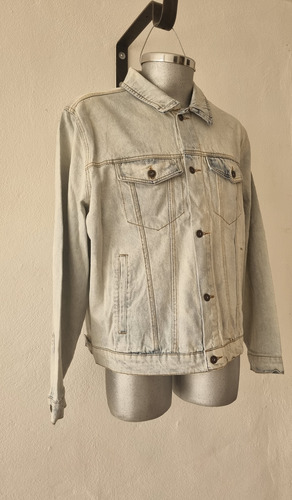 Chamarra Mezclilla Chaqueta Trucker Hombre Talla Extra Xxl