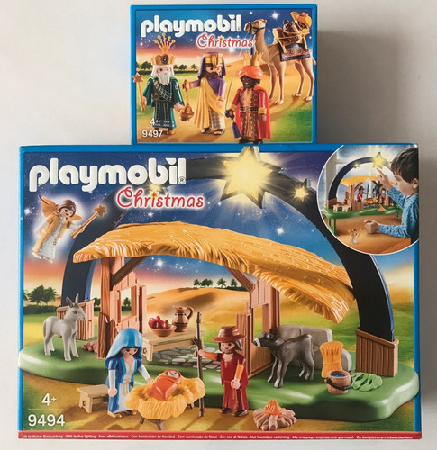 Set Nacimiento Con Reyes Magos Playmobil Christmas Navidad (Usado)