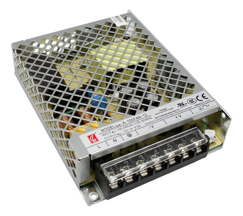 Fuente Conmutada 100w 12v/8.5a Certificacion Ul A-100fan-12 