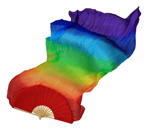 Rainbow Led Dance Fans Belly Herramientas De