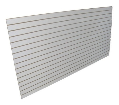 Panel Ranurado Slotwall Slatwall Mdf 18mm Blanco 260x90