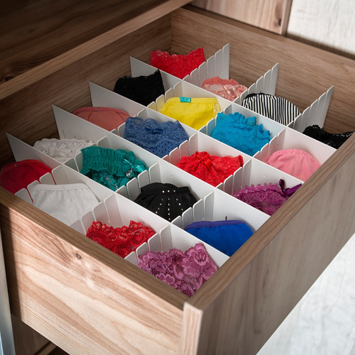 Imagem 2 de 3 de Organizador De Gavetas Médio Divisórias Plásticas - Arthi
