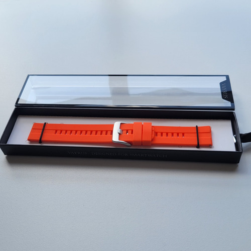 Correa 22mm Deportiva Gt Reforzada Para Amazfit Balance Naranja 2.2 Cm