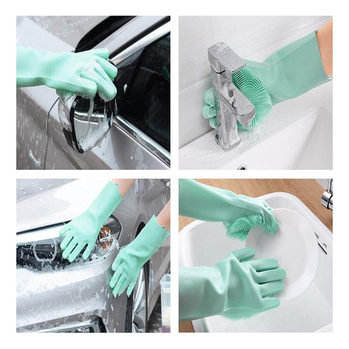 Guantes De Esponja De Limpieza De Lavavajillas Mágicas De De