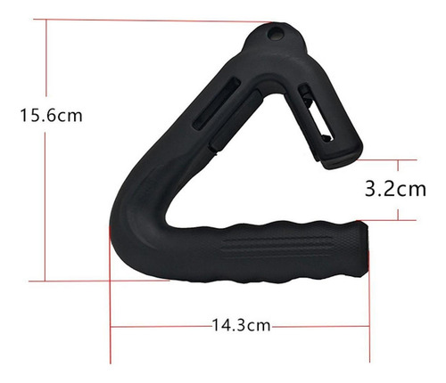 2x Manijas De Pull Up Accesorios De La Máquina De Cable