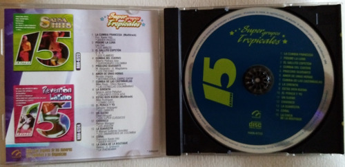 Cds Super Grupos Tropicales 15 Éxitos (Usado)