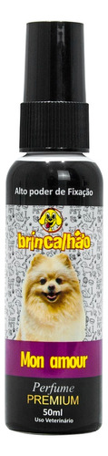 Perfume Para Cachorro Alta Fixacao Pet Banho E Tosa 50 Ml Fragrância Mon Amour