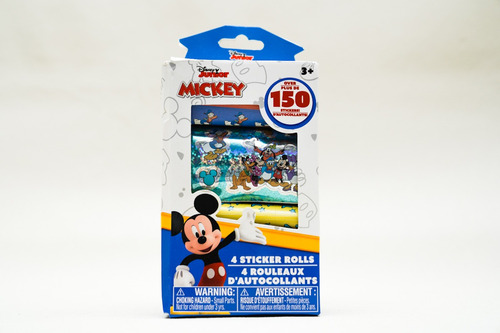 4 Rollos De Stickers De Mickey Mouse - Disney
