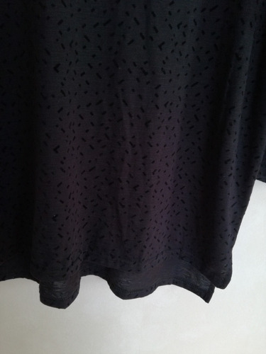 Remera Negra Talle Xl Mangas 3/4 Excelente Estado