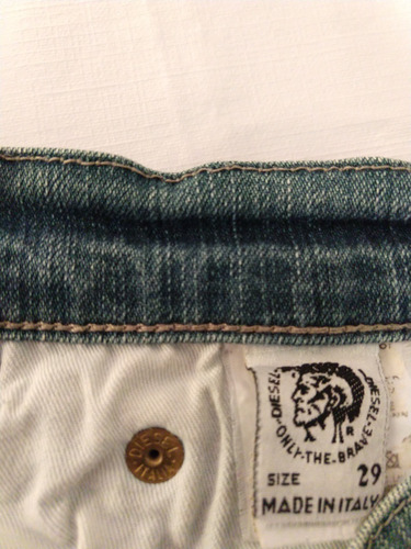 Diesel Calça Jeans 40 Importada Original Azul Esverdeada