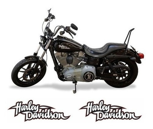 Adesivo Tanque Harley Davidson Dyna Super Glide 09 P Verniz