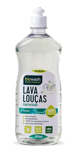 Lava Louças Menta Biowash 650ml
