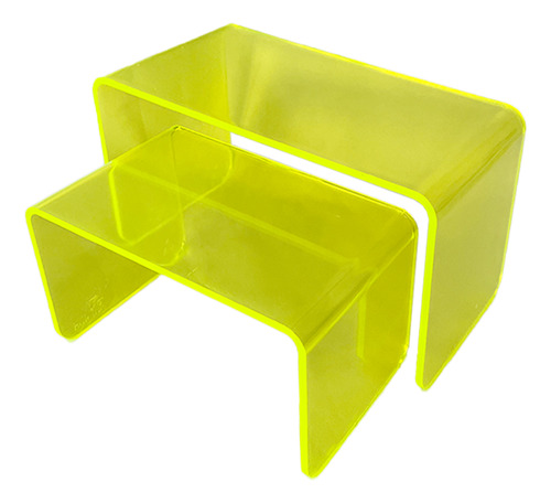 Par De Elevadores Só Boleiras Clean Amarelo Neon Decorativo